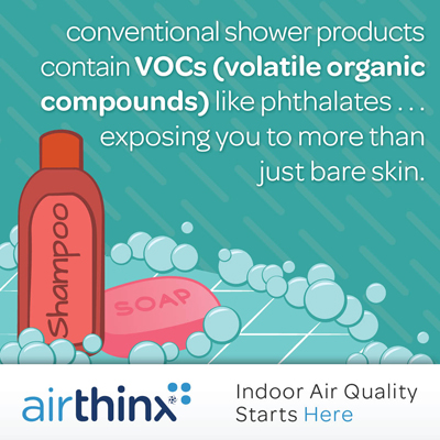Airthinx Social Media - Shower